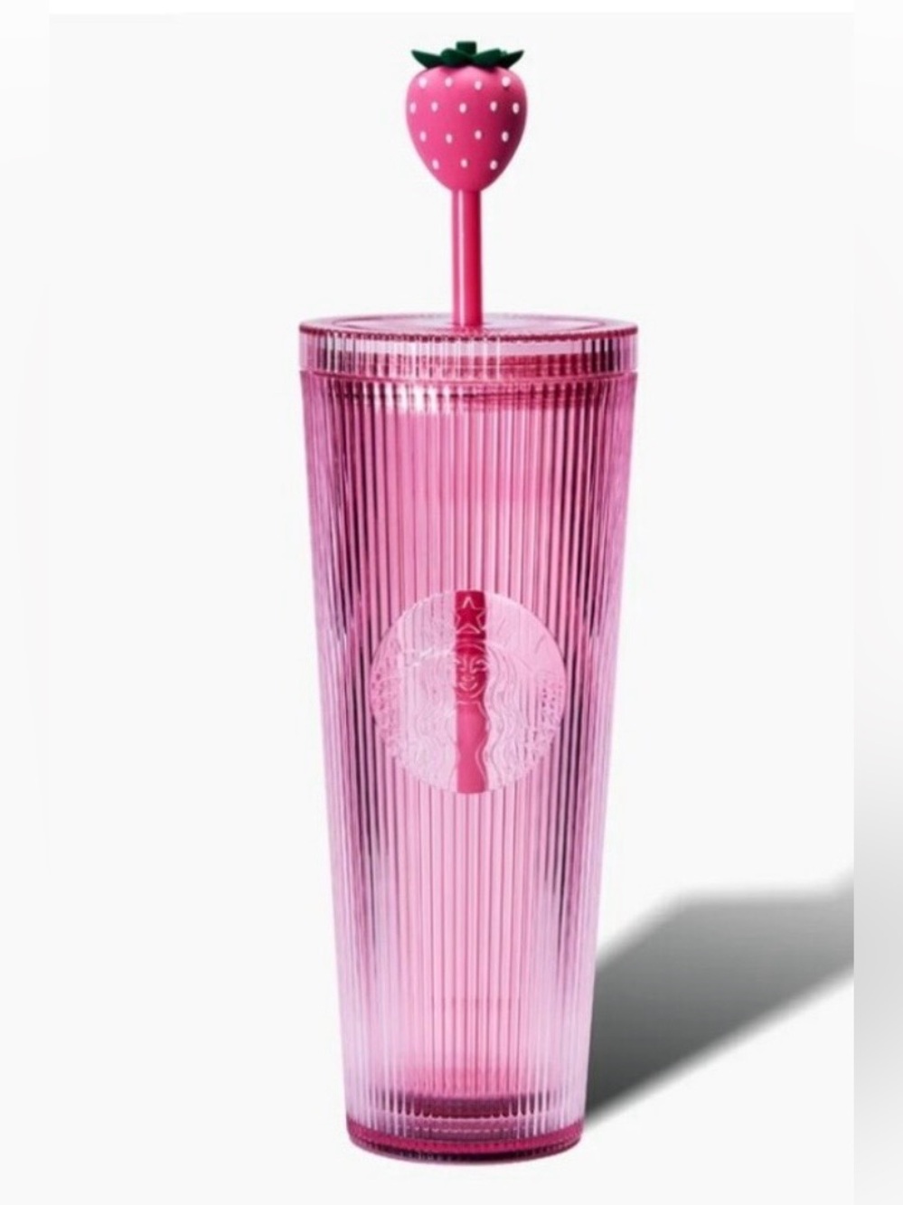 Starbucks ❗️LIMITED EDITION❗️Pink Drink Strawberry Tumbler with Straw Topper